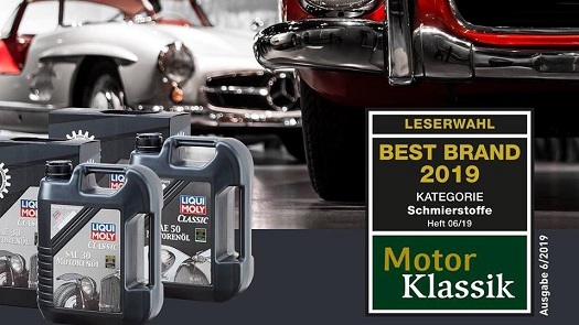 Компания LIQUI MOLY стал обладателем премии «Motor Klassik Award».